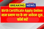Birth Certificate Apply Online