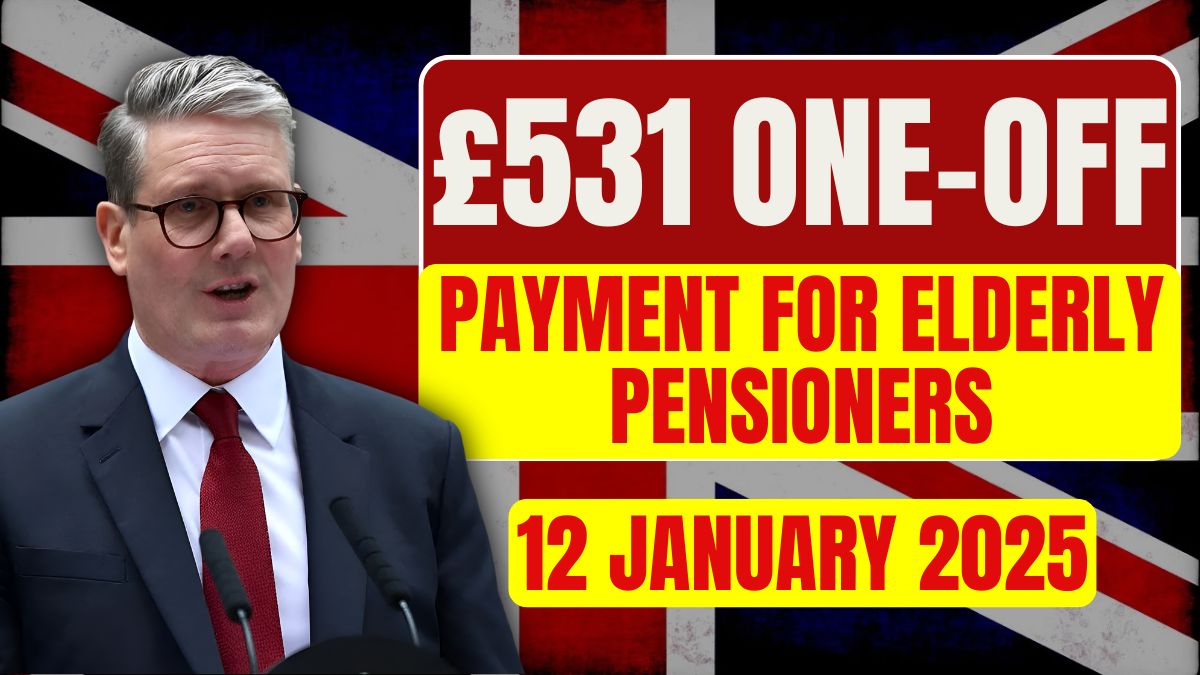 DWP Officially Confirms £531 One-Off Payment for Elderly Pensioners – Payments Start From 12 January 2026