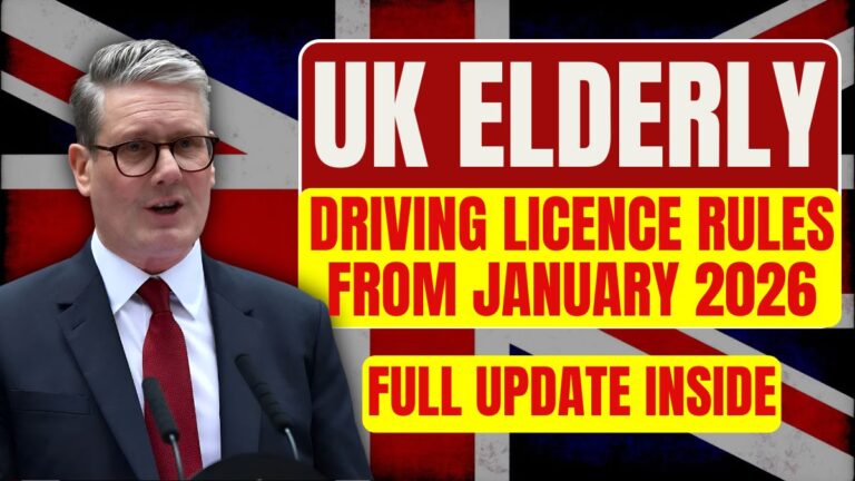 UK Elderly Driving Licence Rules from January 2026 for Over‑70s – Full Update Inside